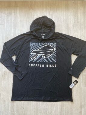 Buffalo Bills Zubaz NFL Team Apparel 2X Lightweight Hoodie Long Sleeve TunnelNWT